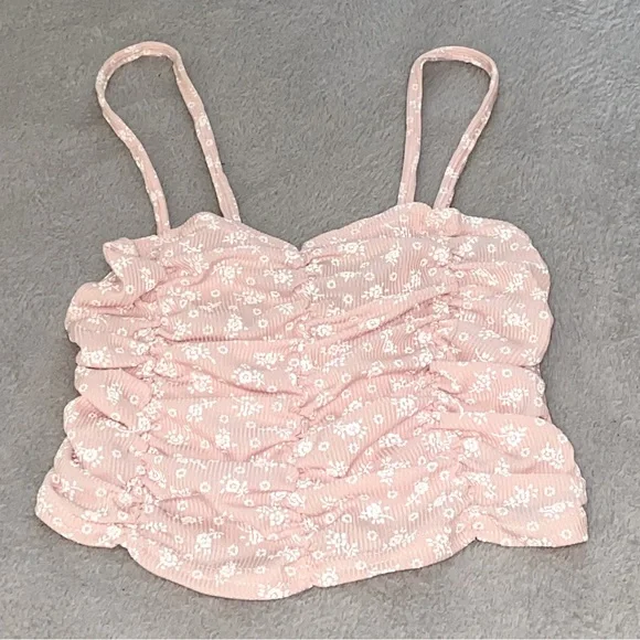 Boohoo Pink Crop Top - Picture 1 of 3